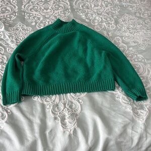 Old Navy Emerald Green Women's Cowl Neck Sweater